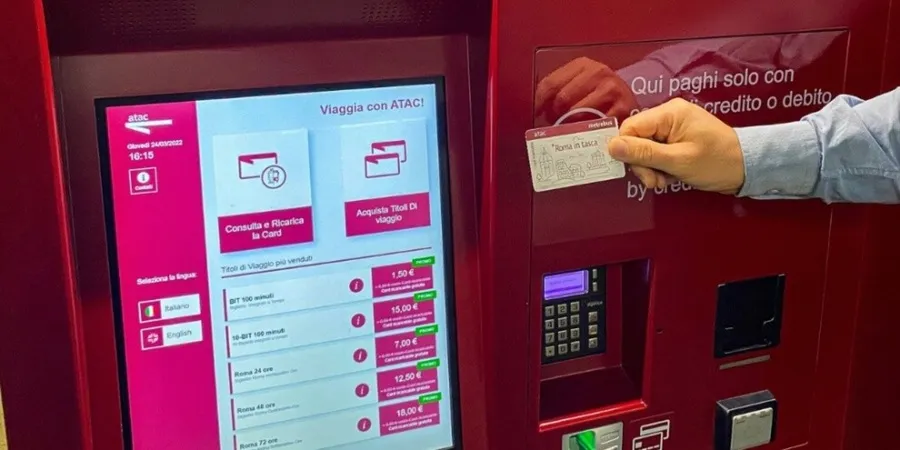 Macchinetta automatica dei biglietti