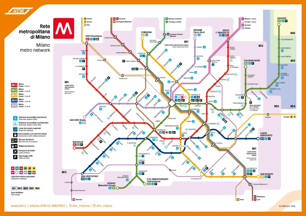 Mappa Metropolitana di Milano