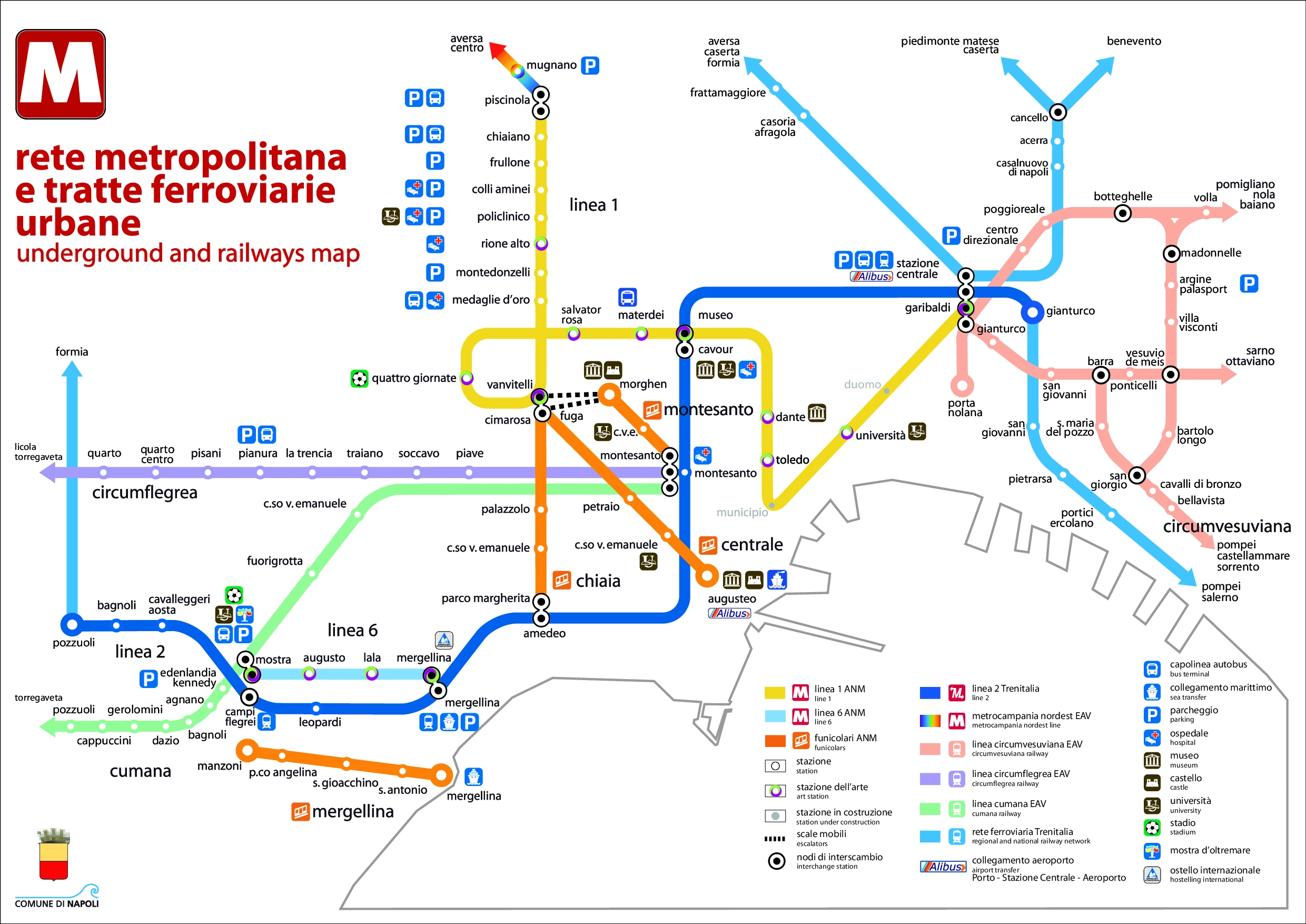 Anteprima Mappa Schematica Napoli
